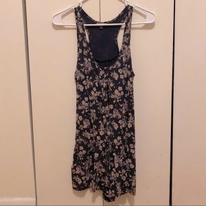 Express navy floral romper